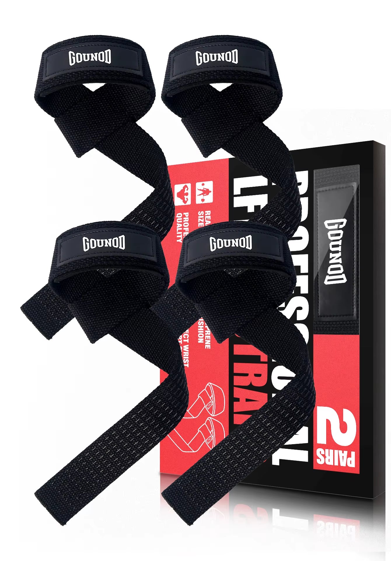 2PC/2PAIR Sports Booster Belt Grip Belt Fitness Pull-Up Bars Pull-Ups Silicone Non-Slip Wear-Resistant Deadlift Belt