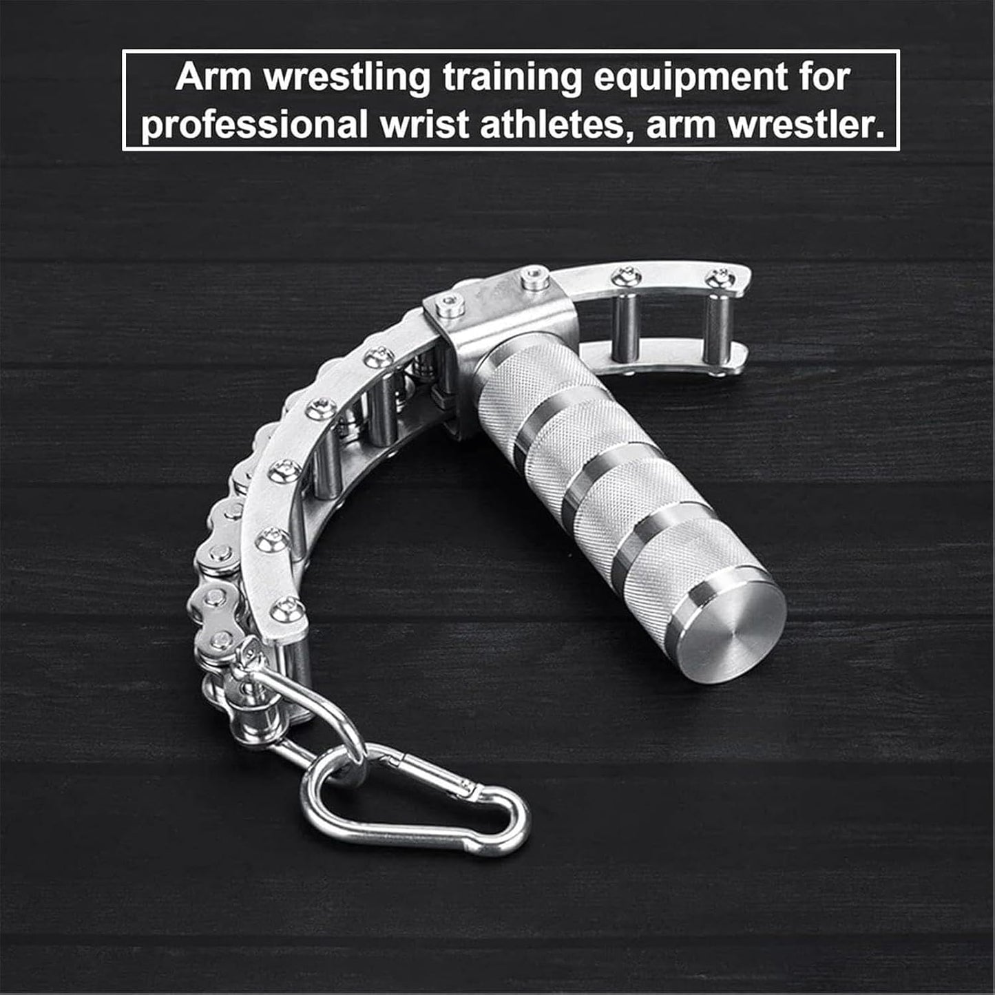 Arm Wrestling Training Equipment, Arm Wrestling Pronation Exercise Handles, Wrist and Forearm Strength Trainer, 304 Stainless Steel, 220 Lbs Weight Capacity