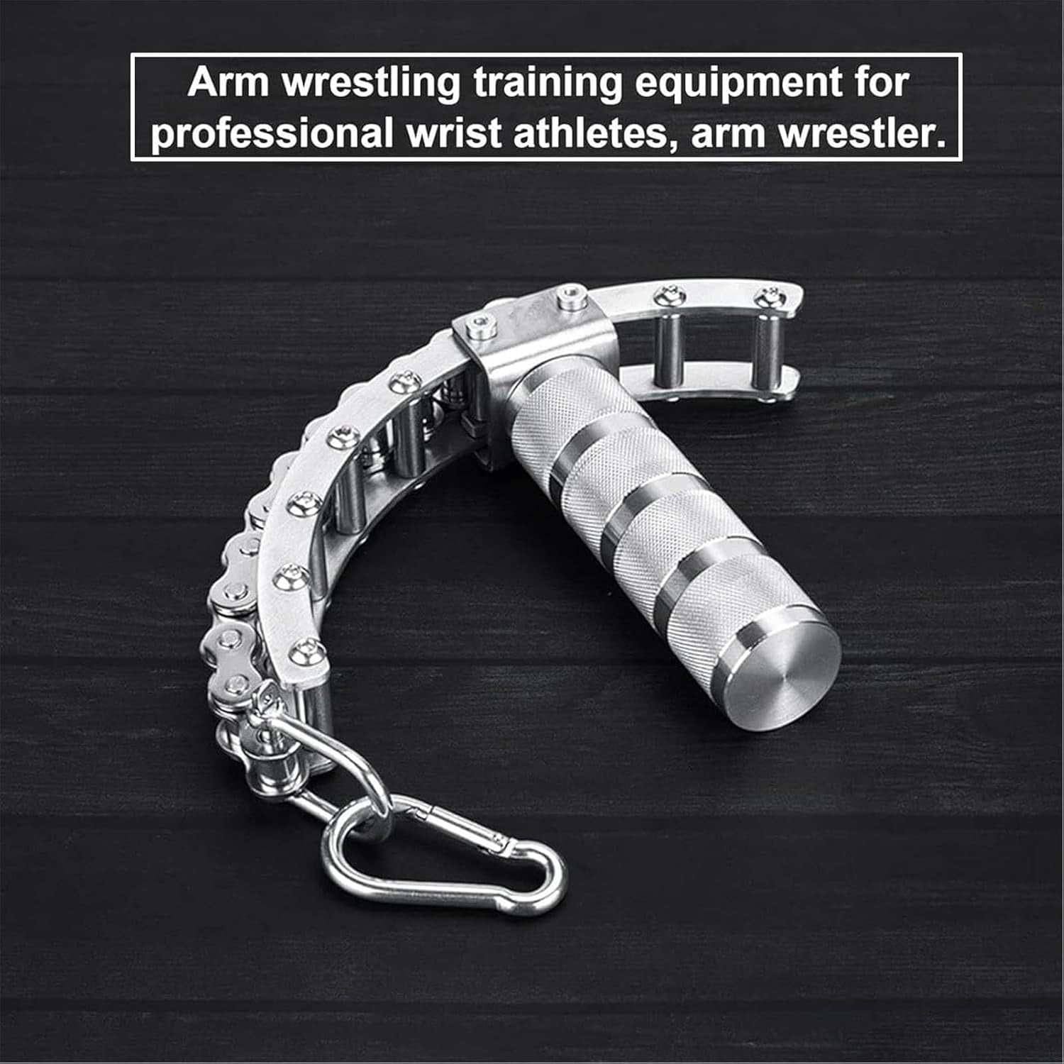 Arm Wrestling Training Equipment, Arm Wrestling Pronation Exercise Handles, Wrist and Forearm Strength Trainer, 304 Stainless Steel, 220 Lbs Weight Capacity