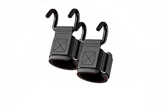 Weight Lifting Hook Grips with Wrist Wraps Hand-Bar Wrist Strap Gym Fitness Hook Weight Strap Pull-Ups Power Lifting Gloves