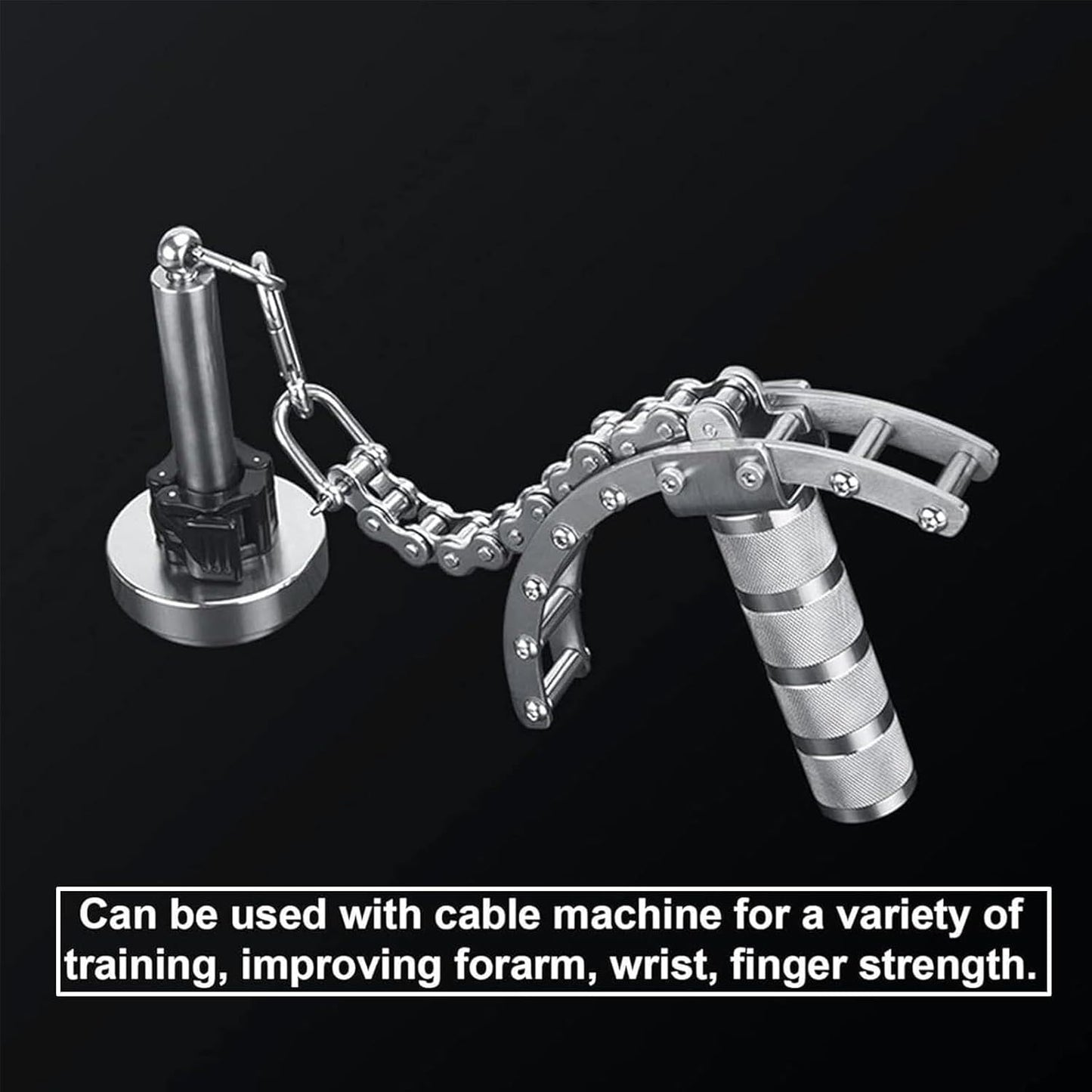 Arm Wrestling Training Equipment, Arm Wrestling Pronation Exercise Handles, Wrist and Forearm Strength Trainer, 304 Stainless Steel, 220 Lbs Weight Capacity