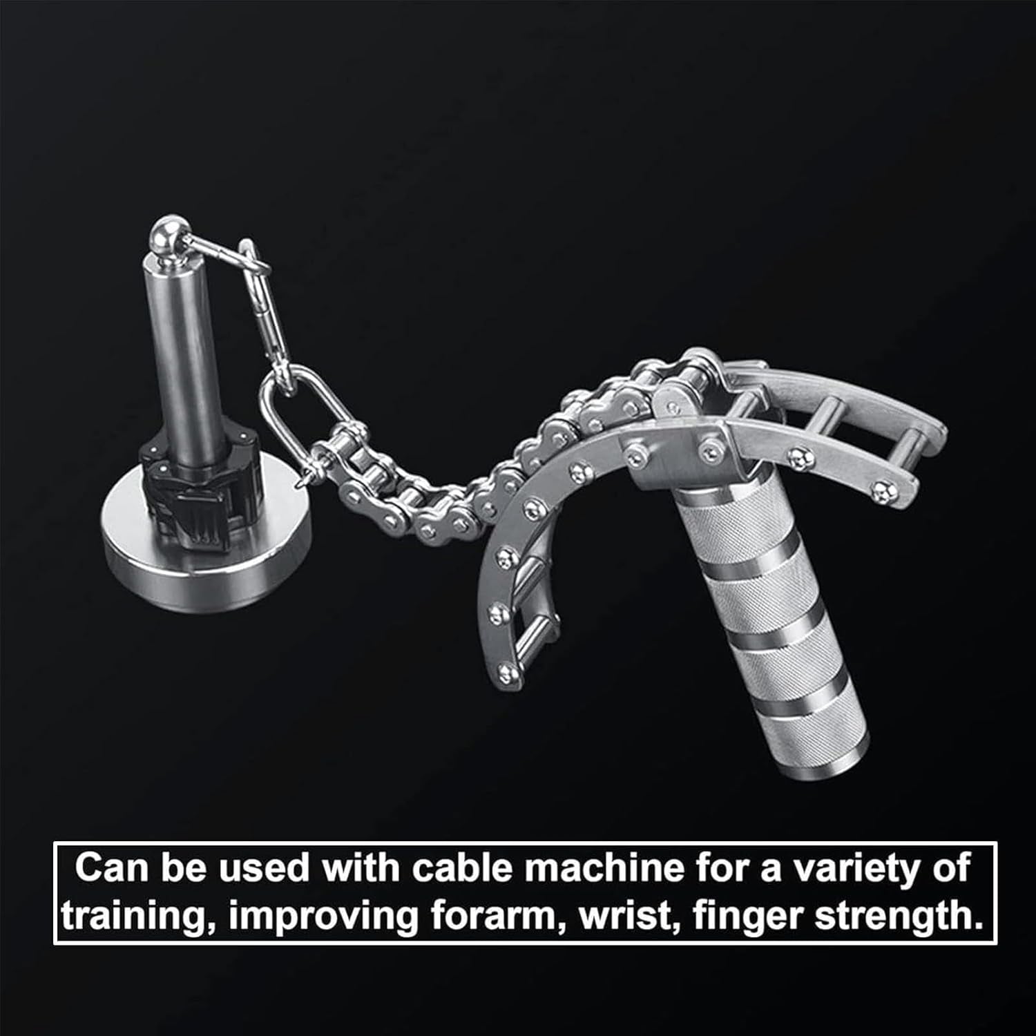 Arm Wrestling Training Equipment, Arm Wrestling Pronation Exercise Handles, Wrist and Forearm Strength Trainer, 304 Stainless Steel, 220 Lbs Weight Capacity