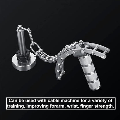 Arm Wrestling Training Equipment, Arm Wrestling Pronation Exercise Handles, Wrist and Forearm Strength Trainer, 304 Stainless Steel, 220 Lbs Weight Capacity