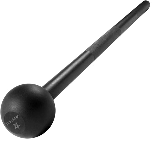 Steel Mace Bell for Strength Training, Support Full Body, Muscles, Shoulder, Grips & Forearms Workouts, Stretching 5, 7, 10, 15, 20, 25, 30 LB for Woman & Man