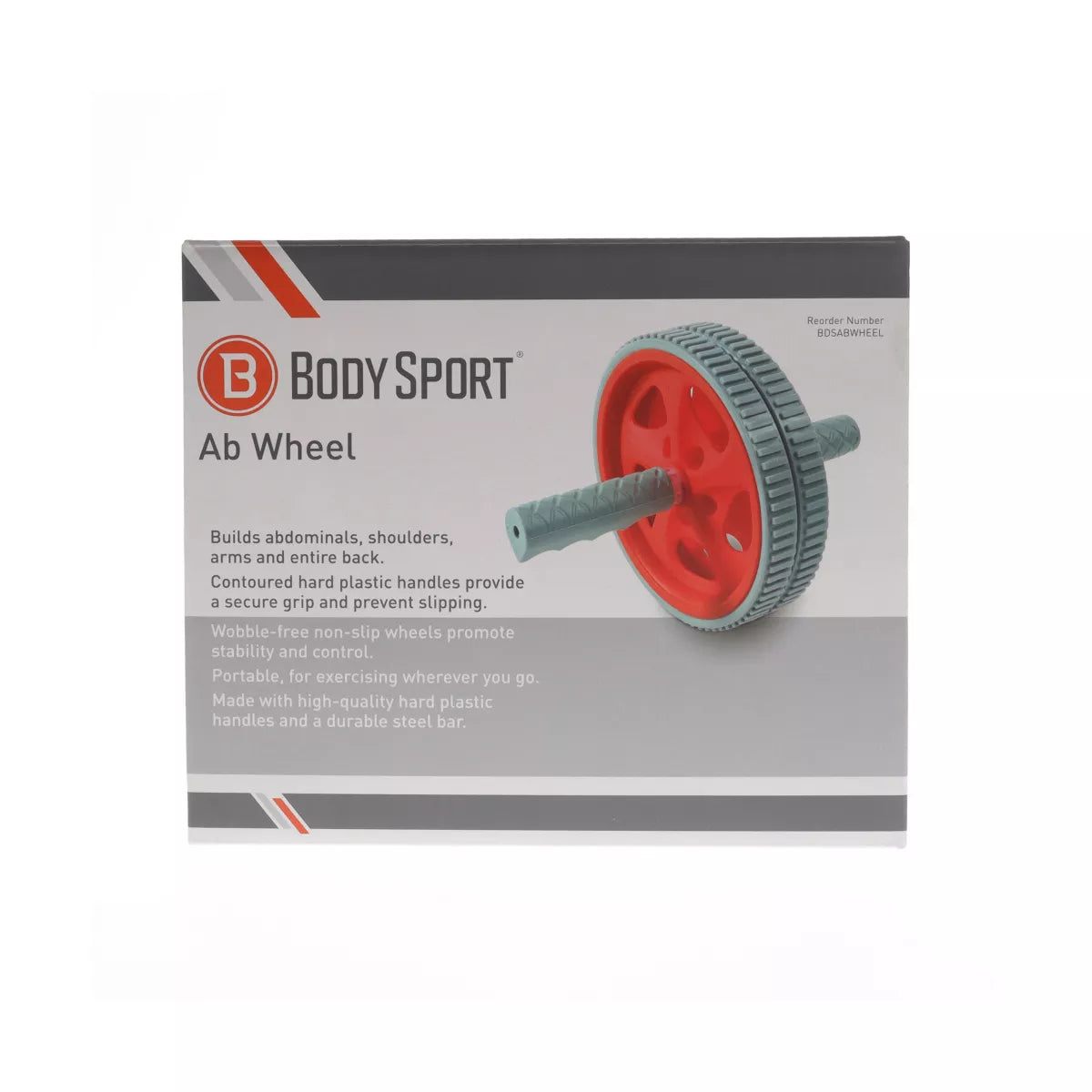 Bodysport Ab Wheel, Core Muscle & Abdominal Strength Trainer Workout Equipment